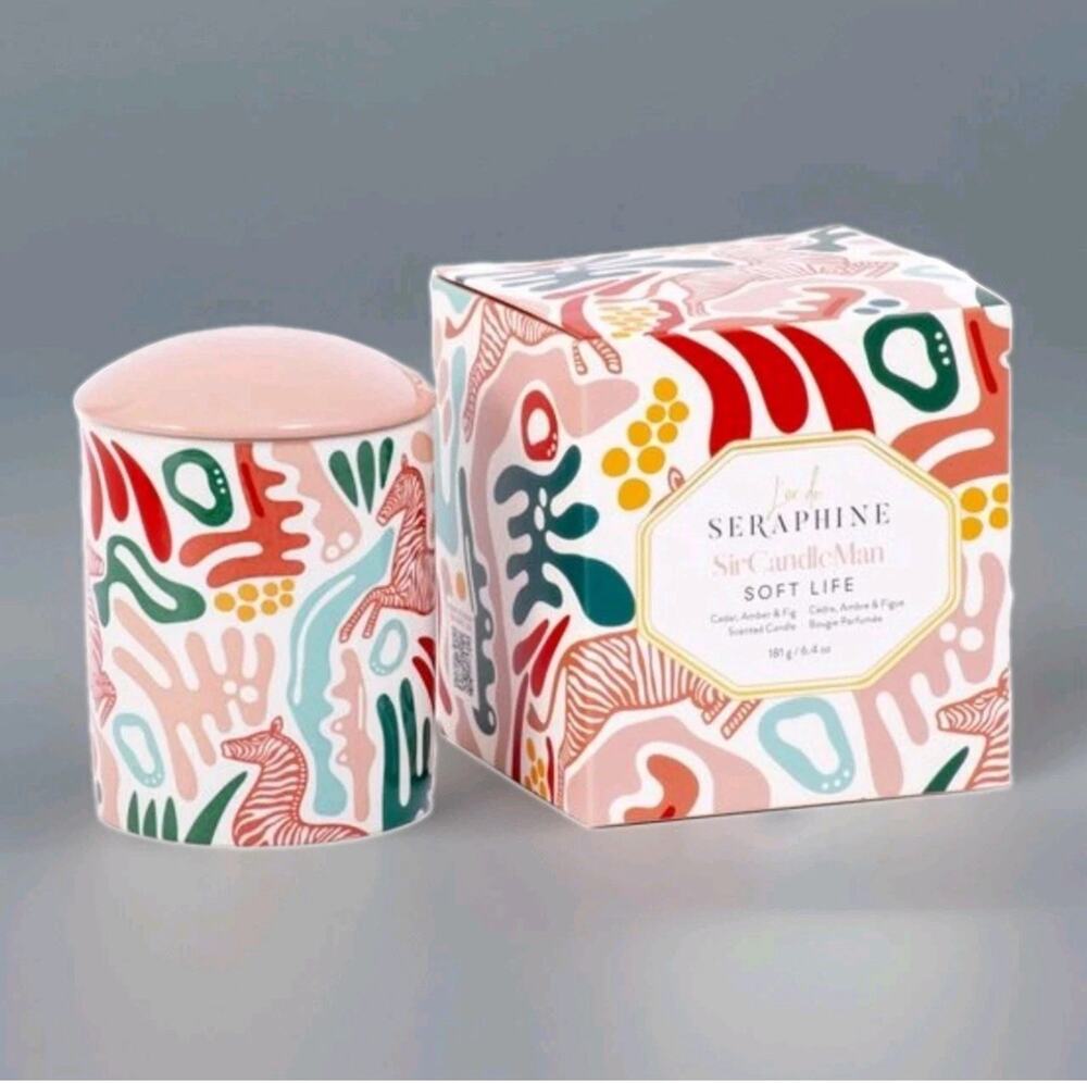L'or de Seraphine Sir Candle Man Soft Life Scented Candle 6.4oz